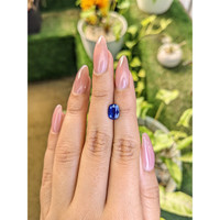 2.20 Ct. Blue Sapphire from Ceylon (Sri Lanka) Life Style