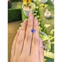 1.48 Ct. Blue Sapphire from Ceylon (Sri Lanka) Life Style