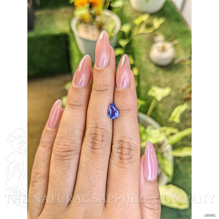 1.75 Ct. Blue Sapphire from Ceylon (Sri Lanka)