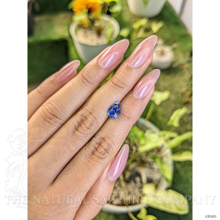 1.75 Ct. Blue Sapphire from Ceylon (Sri Lanka)