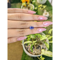 1.75 Ct. Blue Sapphire from Ceylon (Sri Lanka) Life Style