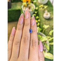 1.22 Ct. Blue Sapphire from Ceylon (Sri Lanka) Life Style