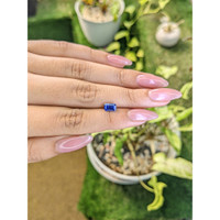 1.22 Ct. Blue Sapphire from Ceylon (Sri Lanka) Life Style