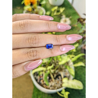 1.51 Ct. Blue Sapphire from Ceylon (Sri Lanka) Life Style