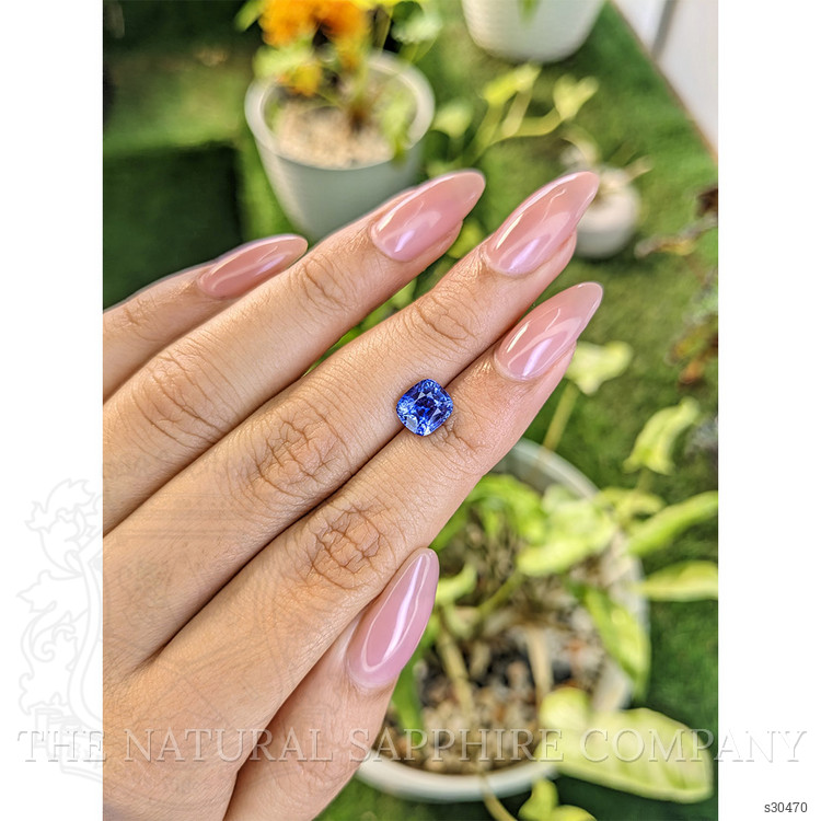 2.35 Ct. Blue Sapphire from Ceylon (Sri Lanka)