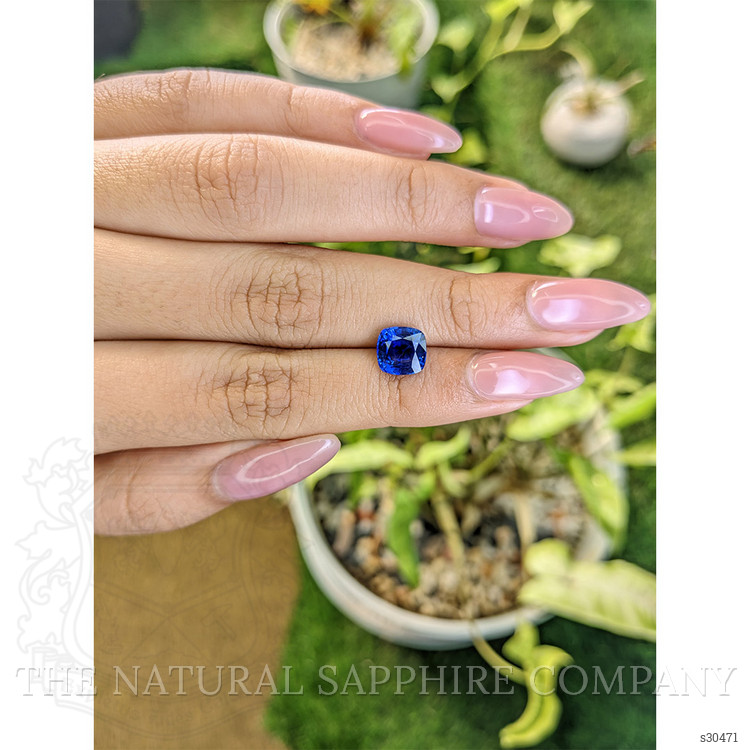 2.54 Ct. Blue Sapphire from Ceylon (Sri Lanka)