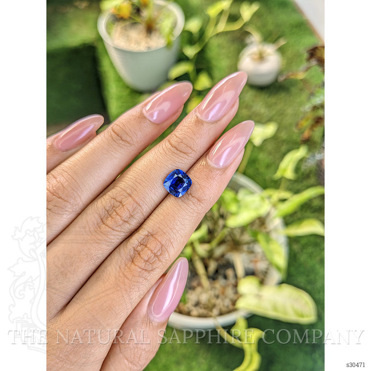 2.54 Ct. Blue Sapphire from Ceylon (Sri Lanka)