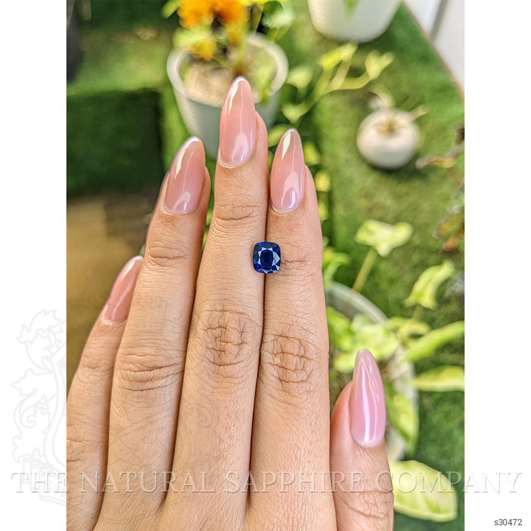 2.06 Ct. Blue Sapphire from Ceylon (Sri Lanka)