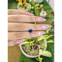 2.06 Ct. Blue Sapphire from Ceylon (Sri Lanka) Life Style