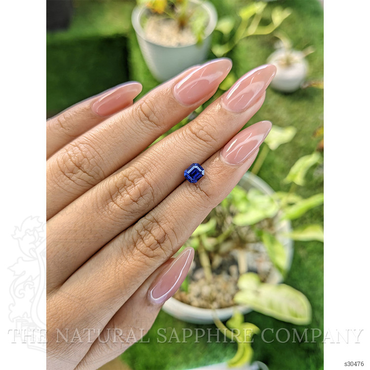 1.25 Ct. Blue Sapphire from Ceylon (Sri Lanka)