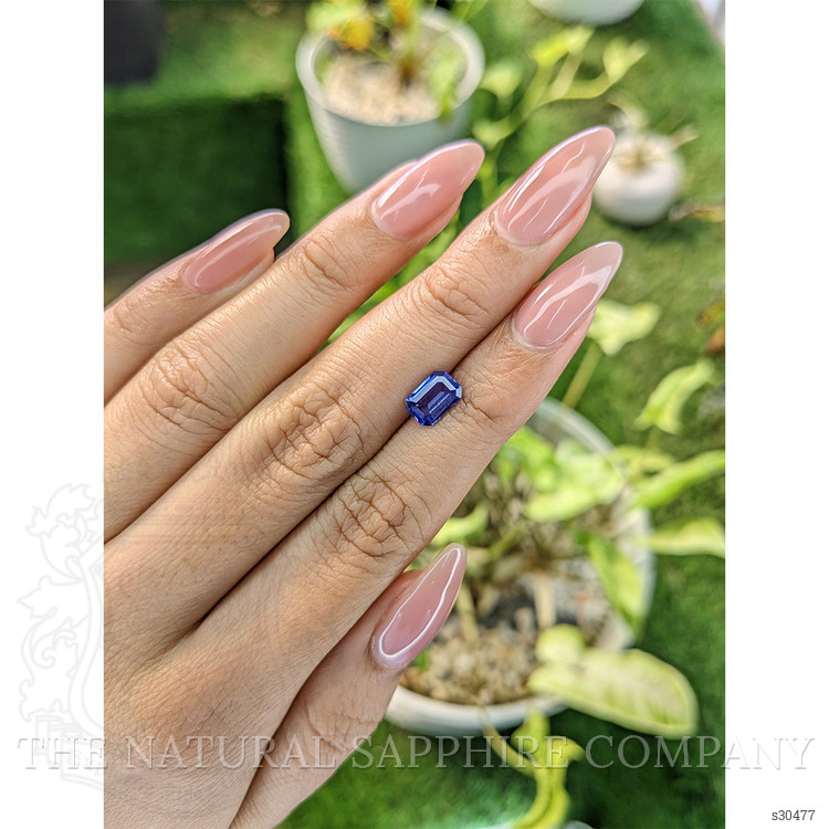 1.45 Ct. Blue Sapphire from Ceylon (Sri Lanka)
