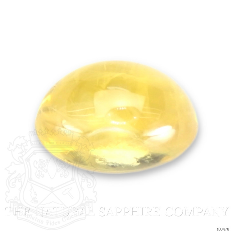 0.90 Ct. Yellow Cabochon Sapphire from Ceylon (Sri Lanka)