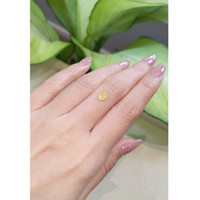 1.21 Ct. Yellow Cabochon Sapphire from Ceylon (Sri Lanka) Life Style