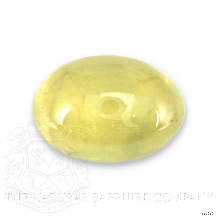 1.38 Ct. Yellow Cabochon Sapphire from Ceylon (Sri Lanka)