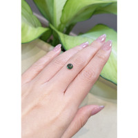 1.15 Ct. Green Cabochon Sapphire from Ceylon (Sri Lanka) Life Style