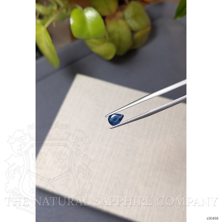 0.84 Ct. Blue Sapphire from Ceylon (Sri Lanka)
