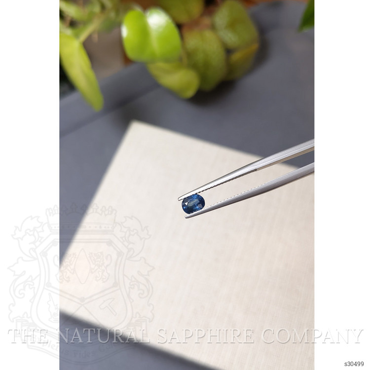 0.70 Ct. Blue Sapphire from Ceylon (Sri Lanka)