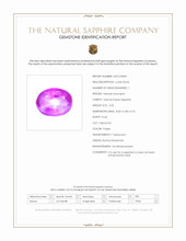 2.20 Ct. Purple Star Sapphire from Burma (Myanmar) Scan Report