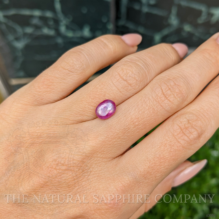 2.20 Ct. Purple Star Sapphire from Burma (Myanmar)