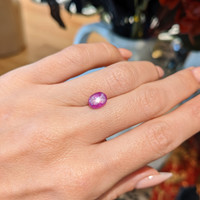 2.20 Ct. Purple Star Sapphire from Burma (Myanmar) Life Style