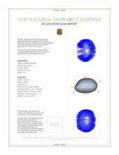 2.20 Ct. Purple Star Sapphire from Burma (Myanmar) 3 D Scan Report