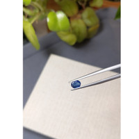 0.61 Ct. Blue Sapphire from Ceylon (Sri Lanka) Life Style