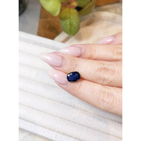 3.08 Ct. Blue Sapphire from Thailand Life Style