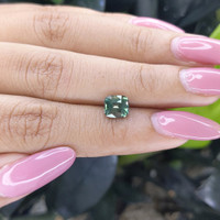 1.74 Ct. Bluish Green Sapphire from Ceylon (Sri Lanka) Life Style