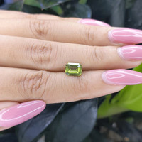 1.60 Ct. Green Sapphire from Ceylon (Sri Lanka) Life Style
