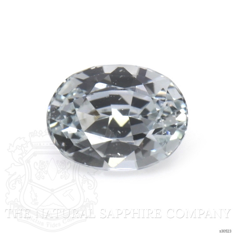 1.41 Ct. Bluish Grey Sapphire from Ceylon (Sri Lanka)