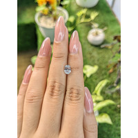 1.41 Ct. Bluish Grey Sapphire from Ceylon (Sri Lanka) Life Style