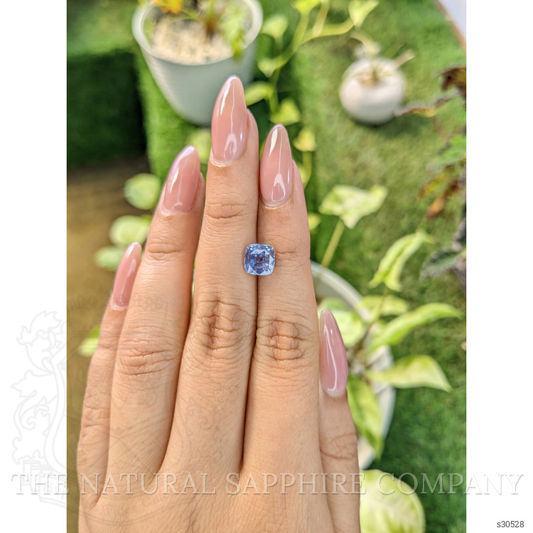 2.01 Ct. Blue Sapphire from Ceylon (Sri Lanka)