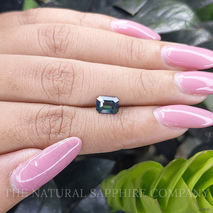 1.20 Ct. Bluish Green Sapphire from Ceylon (Sri Lanka)