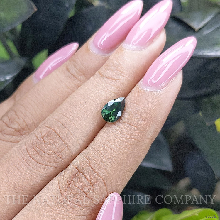 1.56 Ct. Green Sapphire from Ceylon (Sri Lanka)