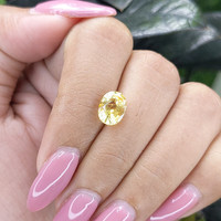 2.55 Ct. Yellow Sapphire from Ceylon (Sri Lanka) Life Style
