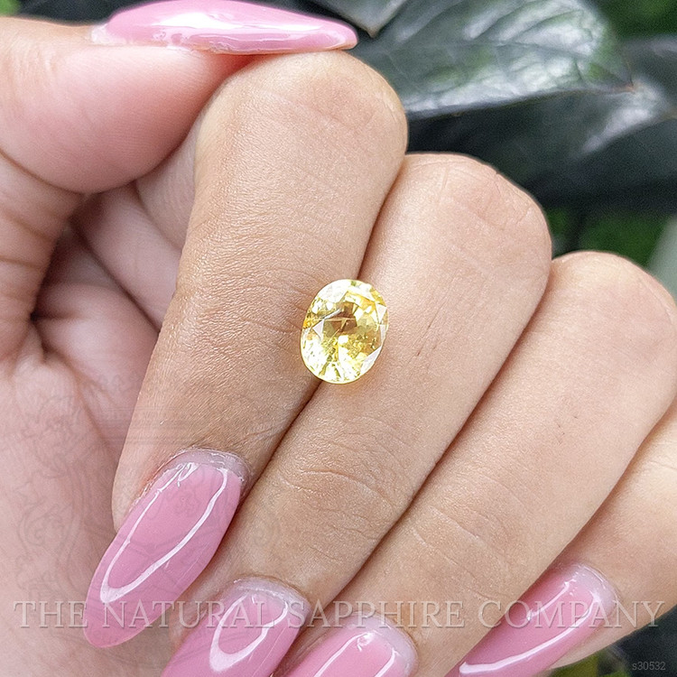2.55 Ct. Yellow Sapphire from Ceylon (Sri Lanka)