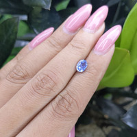 1.06 Ct. Blue Sapphire from Ceylon (Sri Lanka) Life Style