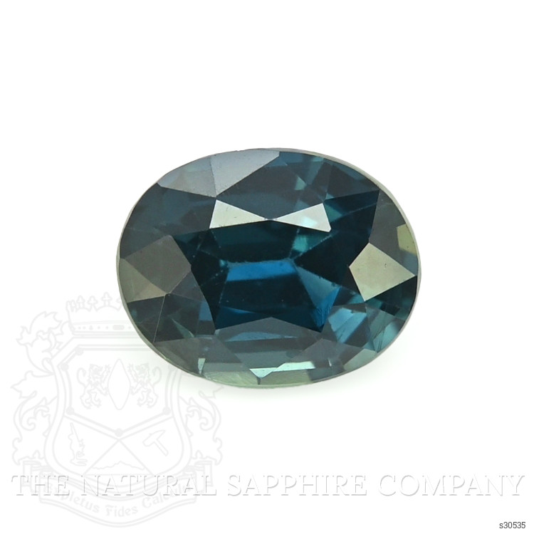 1.32 Ct. Greenish Blue Sapphire from Ceylon (Sri Lanka)