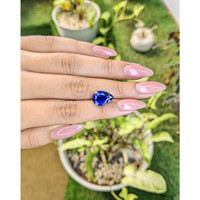 7.15 Ct. Blue Sapphire from Ceylon (Sri Lanka) Life Style