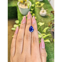 7.15 Ct. Blue Sapphire from Ceylon (Sri Lanka) Life Style