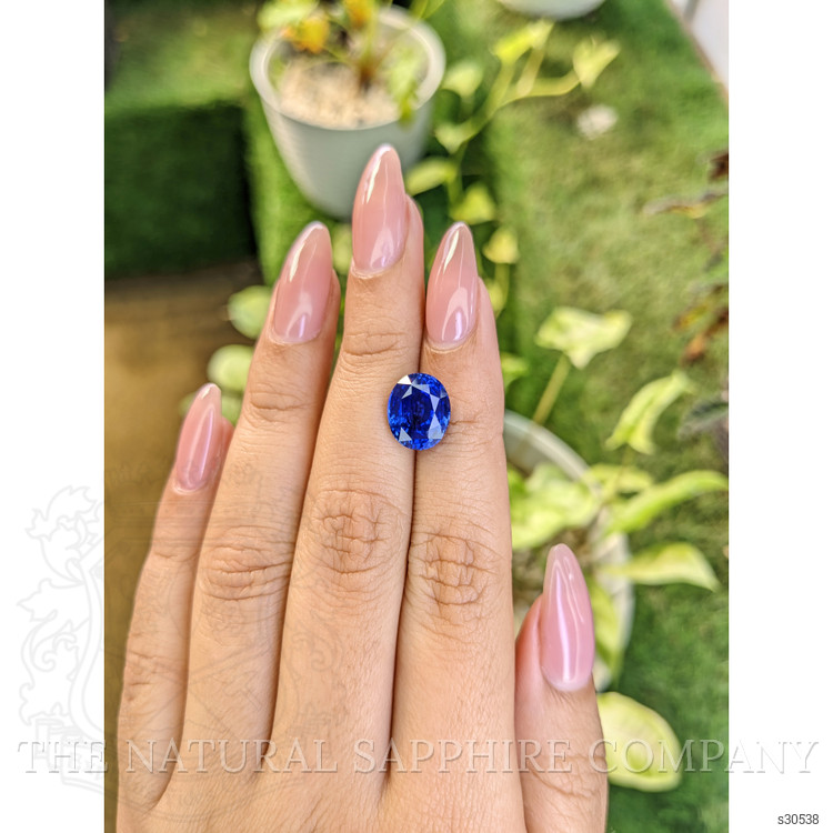 5.16 Ct. Blue Sapphire from Ceylon (Sri Lanka)
