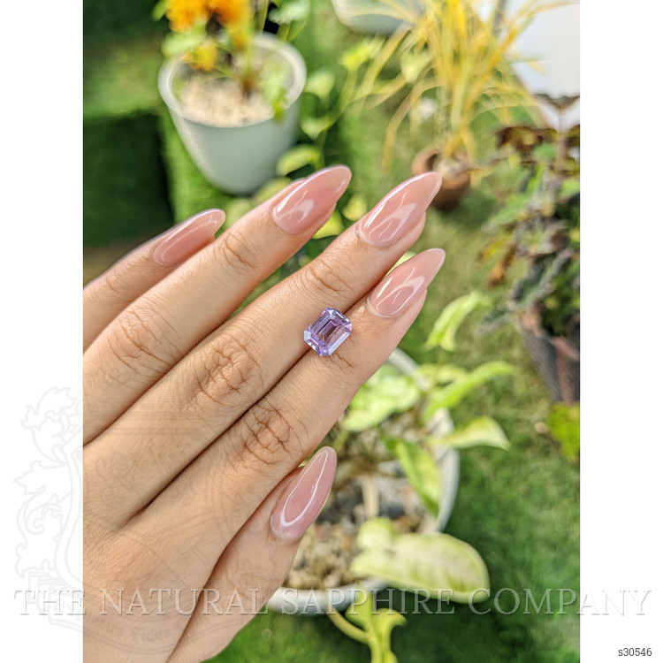 2.75 Ct. Purple Sapphire from Ceylon (Sri Lanka)