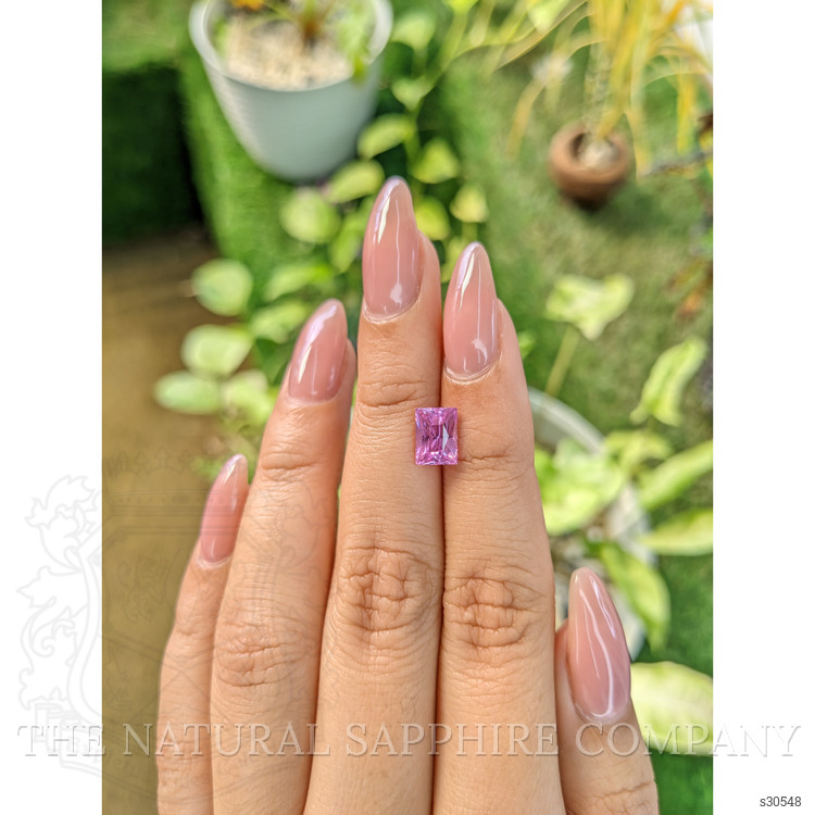 2.03 Ct. Purplish Pink Sapphire from Ceylon (Sri Lanka)