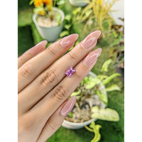 2.03 Ct. Purplish Pink Sapphire from Ceylon (Sri Lanka) Life Style