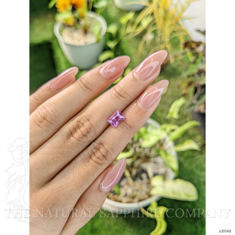 2.03 Ct. Purplish Pink Sapphire from Ceylon (Sri Lanka)