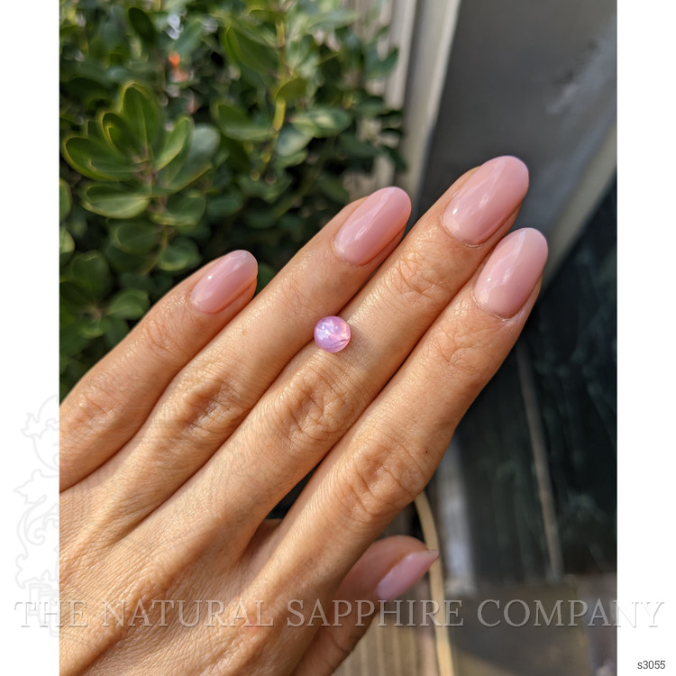 2.37 Ct. Pink Star Sapphire from Burma (Myanmar)