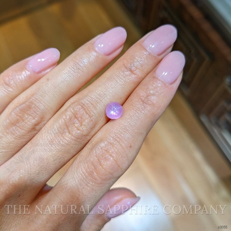 2.37 Ct. Pink Star Sapphire from Burma (Myanmar)