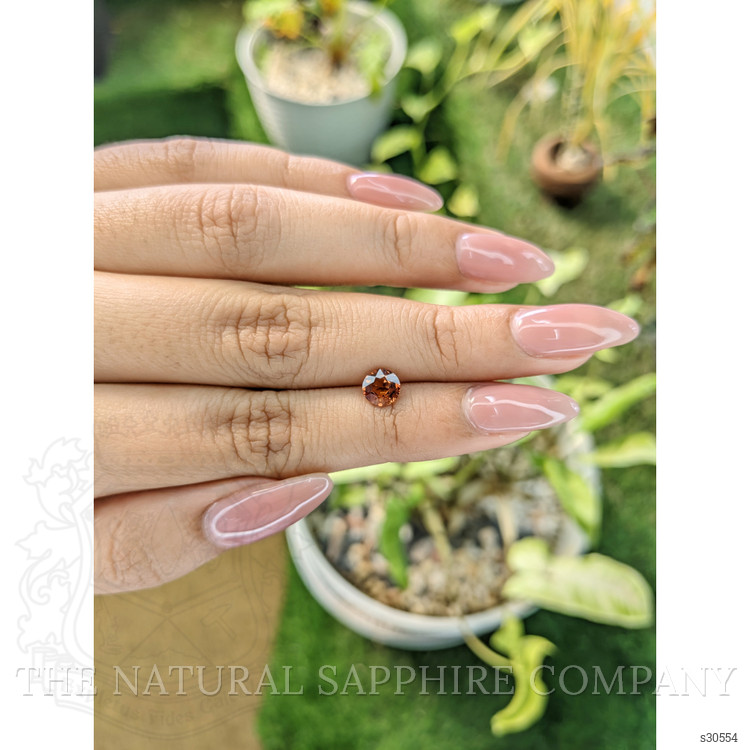 1.02 Ct. Orange Sapphire from Ceylon (Sri Lanka)