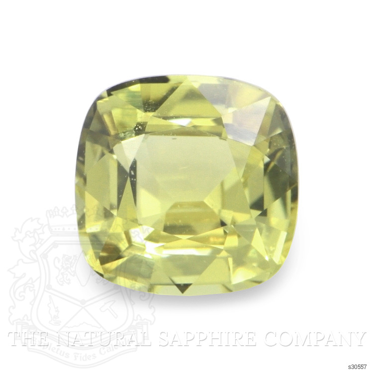 1.20 Ct. Greenish Yellow Sapphire from Ceylon (Sri Lanka)