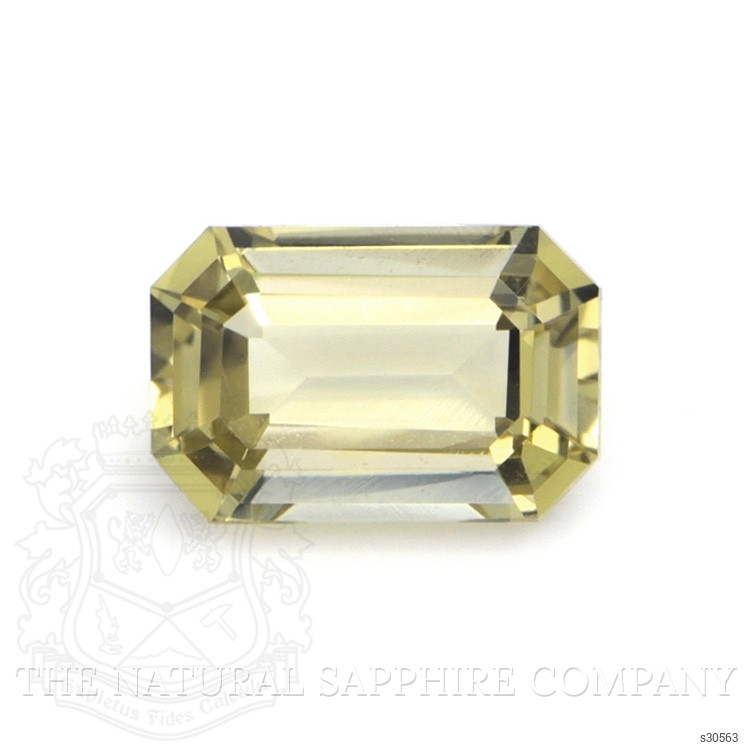 1.31 Ct. Greenish Yellow Sapphire from Ceylon (Sri Lanka)